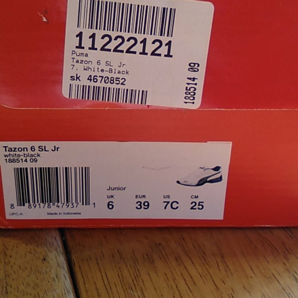 Puma athletic shoes size 7 - Picture 4 of 10